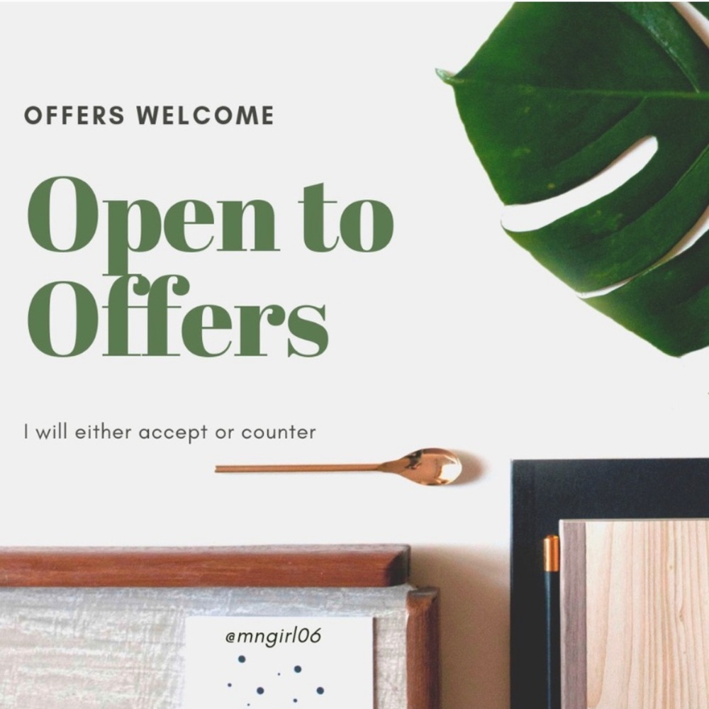 Open to offers!